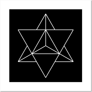 Merkaba sacred geometry Posters and Art